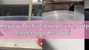 Review Bộ bát đựng rượu, ướp lạnh rượu, hoa quả
