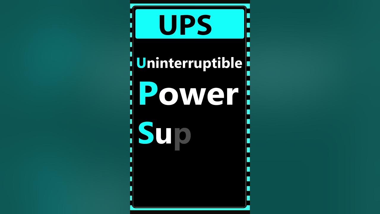 ups-full-form-full-form-of-ups-fullform-ups-shorts-youtube