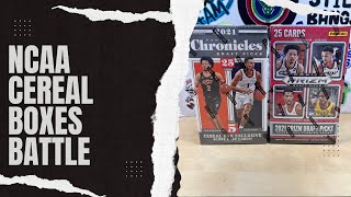 March Madness Rip - 2021 Prizm Draft Picks & 2021 Chronicles Draft Picks Cereal Boxes