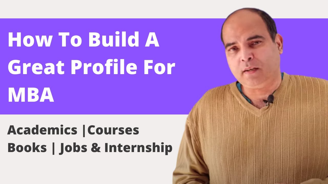 How to Build a Great Profile | Arun Sharma | CAT Prep | MBA Prep - YouTube