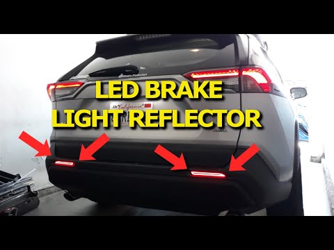 RAV4 rear bumper removal (bumper reflector install)