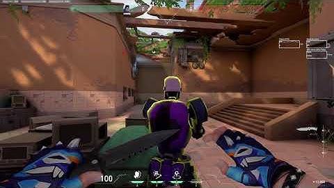 Valorant Defuse the spike hard bots knife only no shields