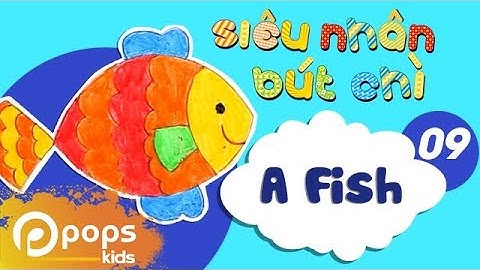 Hướng Dẫn Vẽ Con Cá  - Siêu Nhân Bút Chì - Tập 9 - How To Draw A Fish