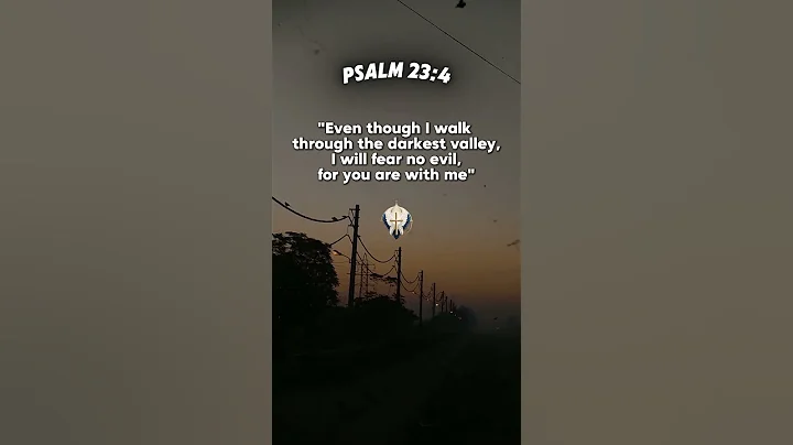 PSALM 23:4 - MOTIVATIONAL BIBLE VERSES #youtubeshorts #motivation #bible #faith