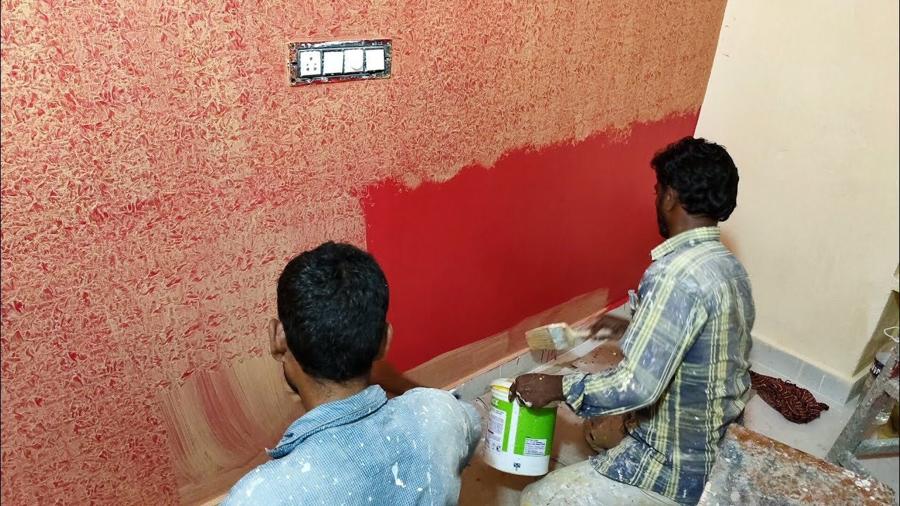 Asian paints Royal play trending paint idea for hall bedroom - YouTube