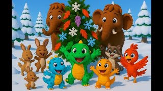 🎶💫😊🎁🌟 Ayo Menari Bersama Dino! Lagu Musim Dingin Ceria Untuk Anak Anak!