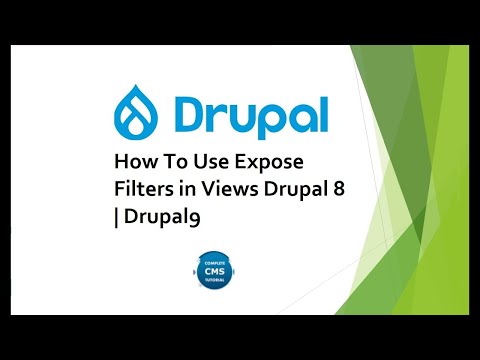 How To Use Expose Filters in Views Drupal 8  Drupal 9