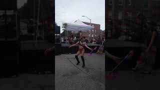 Silk leviwand Baltimore Pride dancing