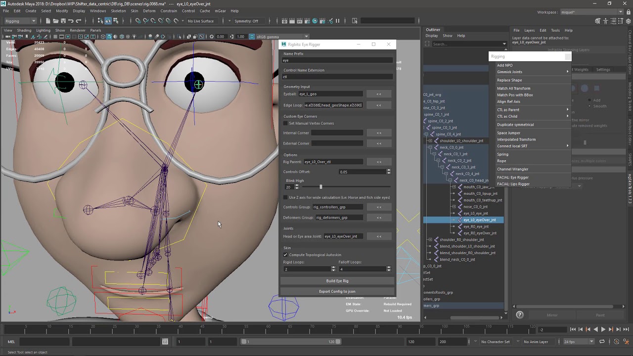 Data Centric Rigging 027: Facial Rigging: Super simple facial rig - YouTube