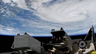 Hurricane Harvey seen from the International Space Station WOW