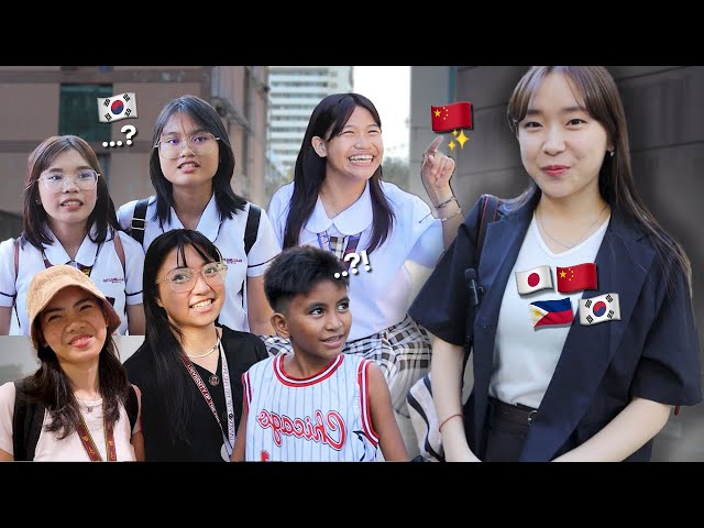 Can Filipinos Guess My Country?! Korea..?🇰🇷 China?🇨🇳 [Sylvia’s Interview] class=