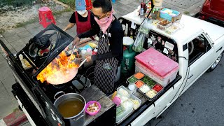 Amazing Performance! Street Master Chef's Skill, Fruits, Roti | Thai street food