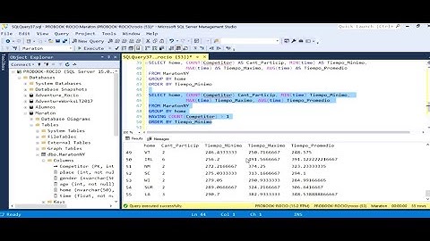 Sentencias Group By y Having en SQL