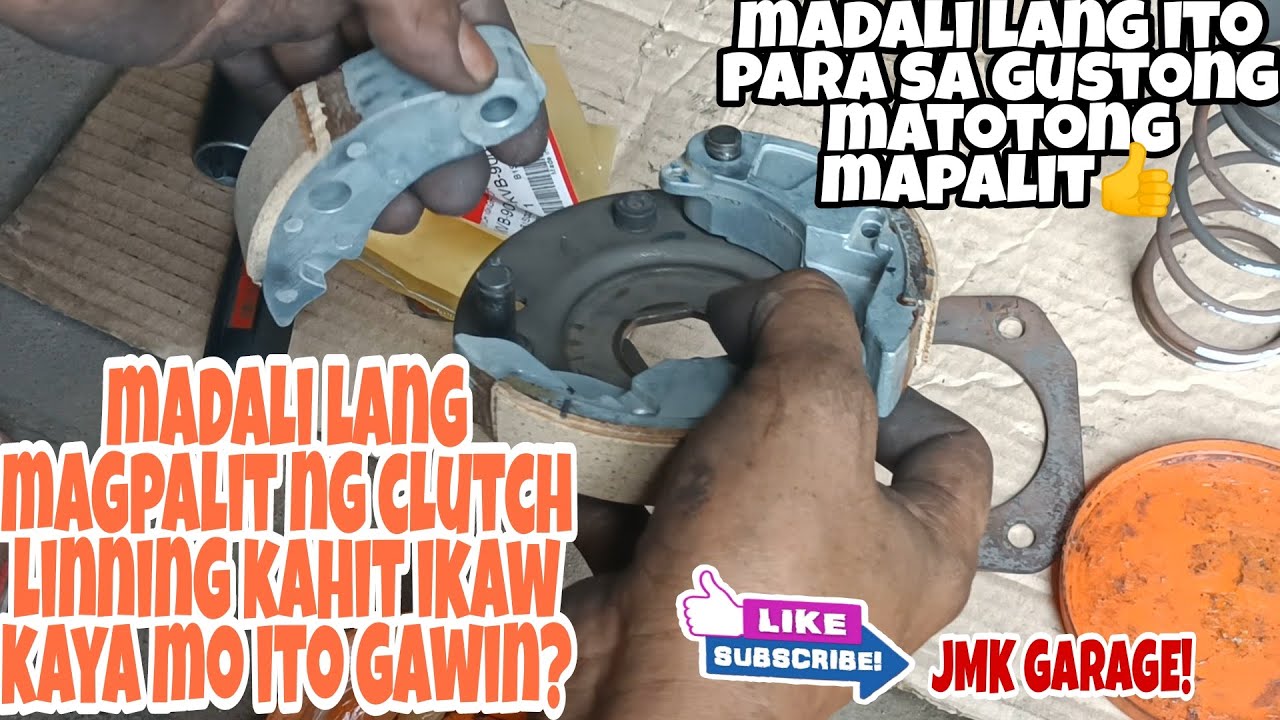 paano magpalit ng clutch linning sa honda click | madali lang ito para sa gusto matuto👌