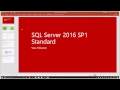 Data Platform kahvihetki: SQL Server 2016 SP1 Standard