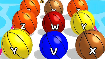 AZ Run ABC Ball Runner All Levels Gameplay Walkthrough (Android Ios) Level 373