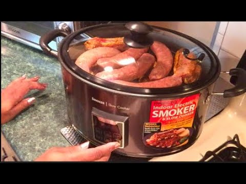 Weston 6qt 2in1 Indoor Smoker & Slow Cooker Combo First Look & Cook Cold  Smoke 