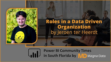 Roles in a Data Driven Organization