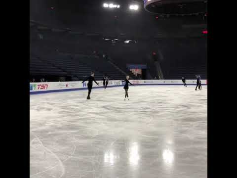 Бойкова Козловский 3Л Тренировка Показательных Skate Canada 2018