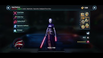GAS solo vs Nightsisters 5v5 Grand Arena SWGOH nightsisters counter