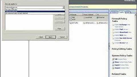 Create a Rule to Allow Internal Hosts to Use the Internet