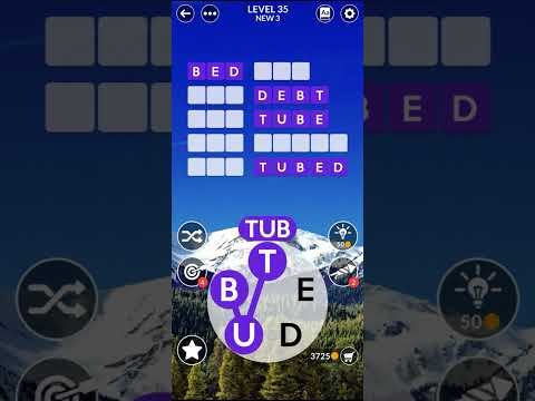 Wordscapes Uncrossed Level 35 New 3 - YouTube