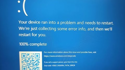 How to fix the VIDEO DXGKRNL FATAL ERROR in Windows 11