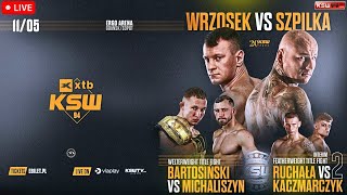 KSW 94: Bartosiński vs. Michaliszyn | LIVE STREAM | MMA FIGHT COMPANION | Gdańsk Sopot Poland | xtb