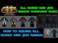 Star wars kotor 2 robes  jedi armor guide  how to acquire robes  jedi armor with  without cheats