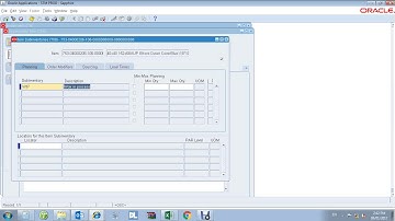 ERP Oracle  | Item Code Open krny ka Tariqa In ERP