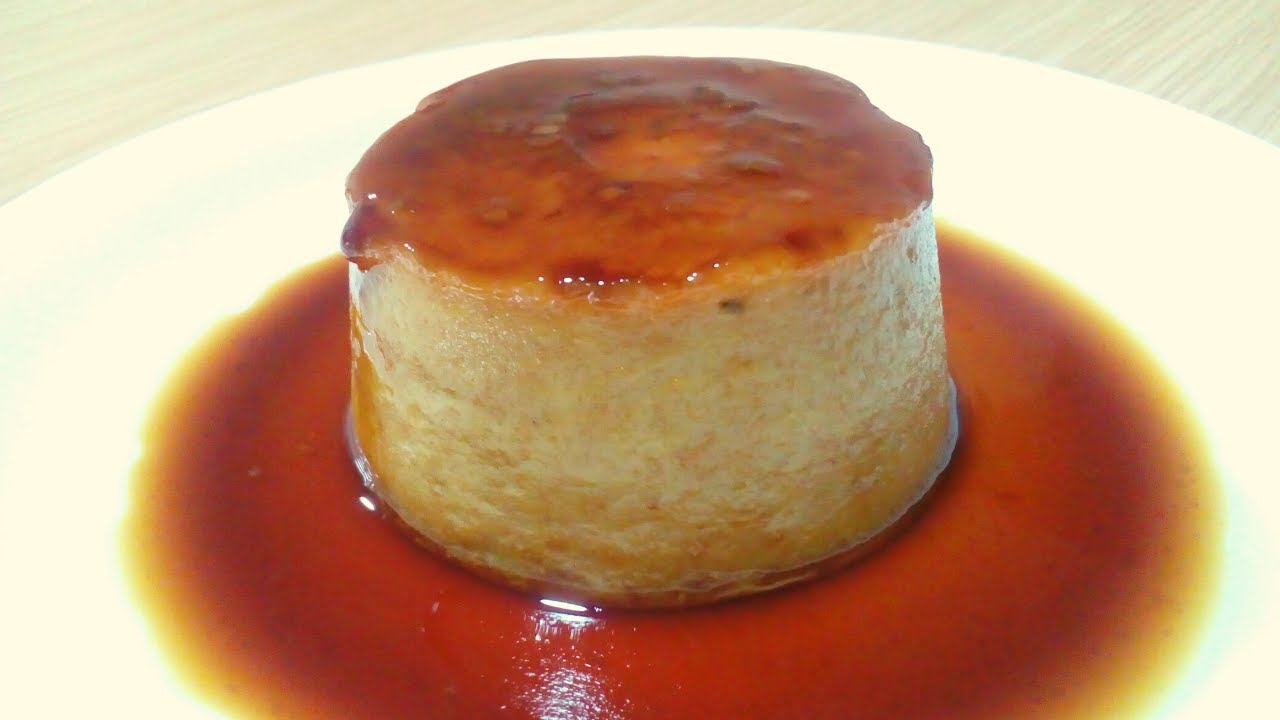 FLAN DE CAQUI - Recetas de cocina fáciles y económicas