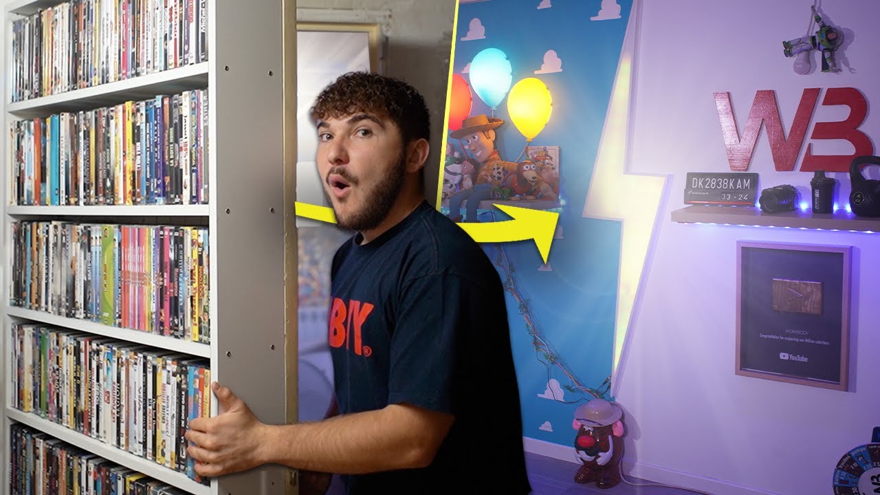 JE CONSTRUIS UNE PIÈCE SECRÈTE CHEZ MOI (Passage secret)