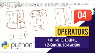 04 Types of Operator in Python | Arithmetic | Assignment | Relational | Logical | Learn Python | py Wealth