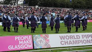 Lomond and Clyde Pipe Band Medley @ World Pipe Band Championships 2019.