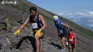 富士山：登山競走に計３６５８人が参加　計１１の国と地域から