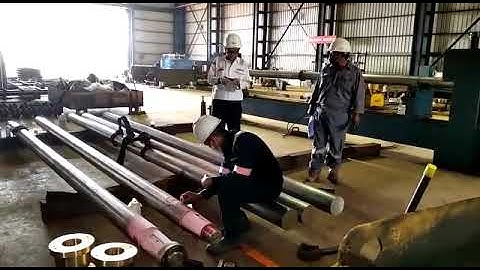 inspection Ultrasonic Lamination testing shaft propeller