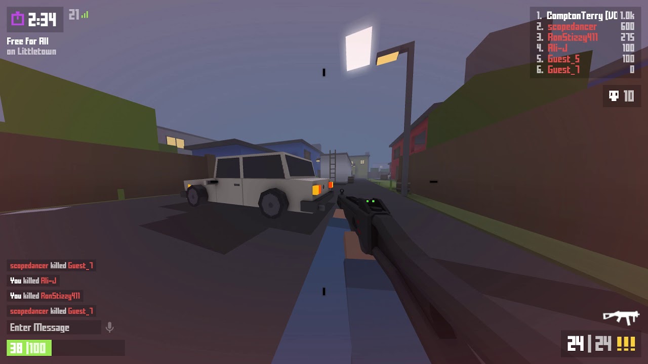 New Submachine Gun Buff | ComptonTerry| Krunker.io