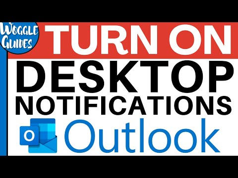 How to turn on desktop notifications for Outlook on the Web