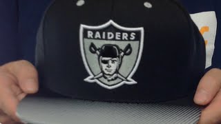 Raiders 'STOP-ON-A-DIME SNAPBACK' Black-Grey Hat by Mitchell and Ness