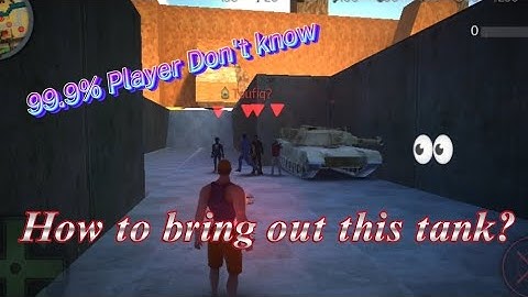 How to bring out Tank in DesertOutpost city | How to take out tank in DesertOutpost city in Payback2