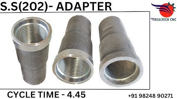 S.S (202)-ADAPTER -6100S- Realtech - cnc machine VD-013