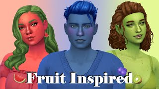 The Sims 4 CAS: Fruit Inspired