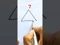 How to draw a Boat 🚤 with number “ 7 “ #newsong #shorts #drawing #howtodraw