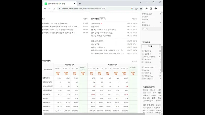 010040한국내화 주가 전망 및 차트 분석