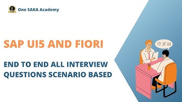 SAP UI5 and Fiori 100 plus interview questions with answers