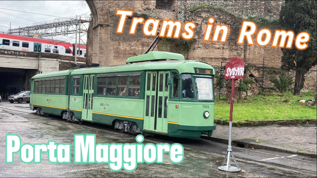 Spårvagnar i Rom del 3 | Tram a Roma parte 3 | Straßenbahnen in Rom Teil 3 | Trams in Rome part 3