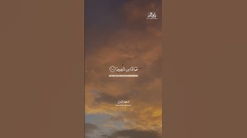 🕋 آية قصيرة من سورة الشعراء | تلاوة رائعة | طارق محمد