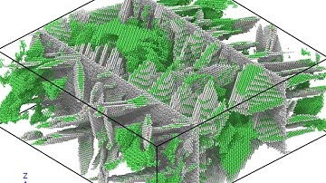 Collision cascade (irradiation) of Sigma 11 grain boundary with 112 tilt axis