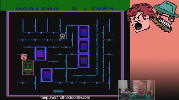 Drelbs for the Atari 800: The Player and the Doodler