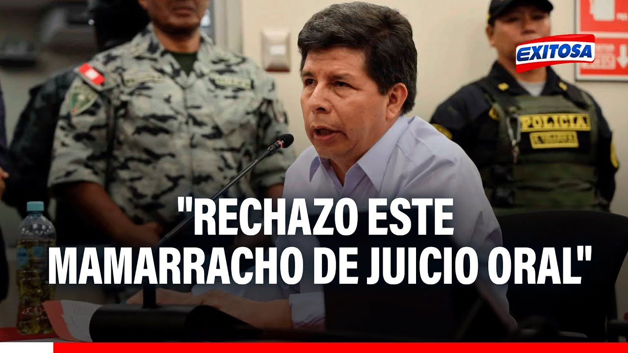 🔴🔵 Pedro Castillo califica de "mamarracho" juicio oral en su contra y ...